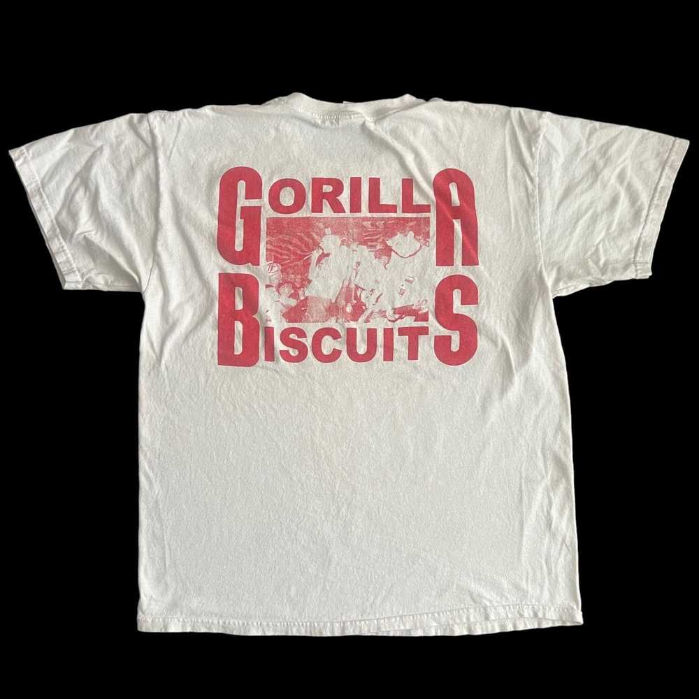 Band Tees Gorilla Biscuits Band White T-Shirt Siz… - image 4
