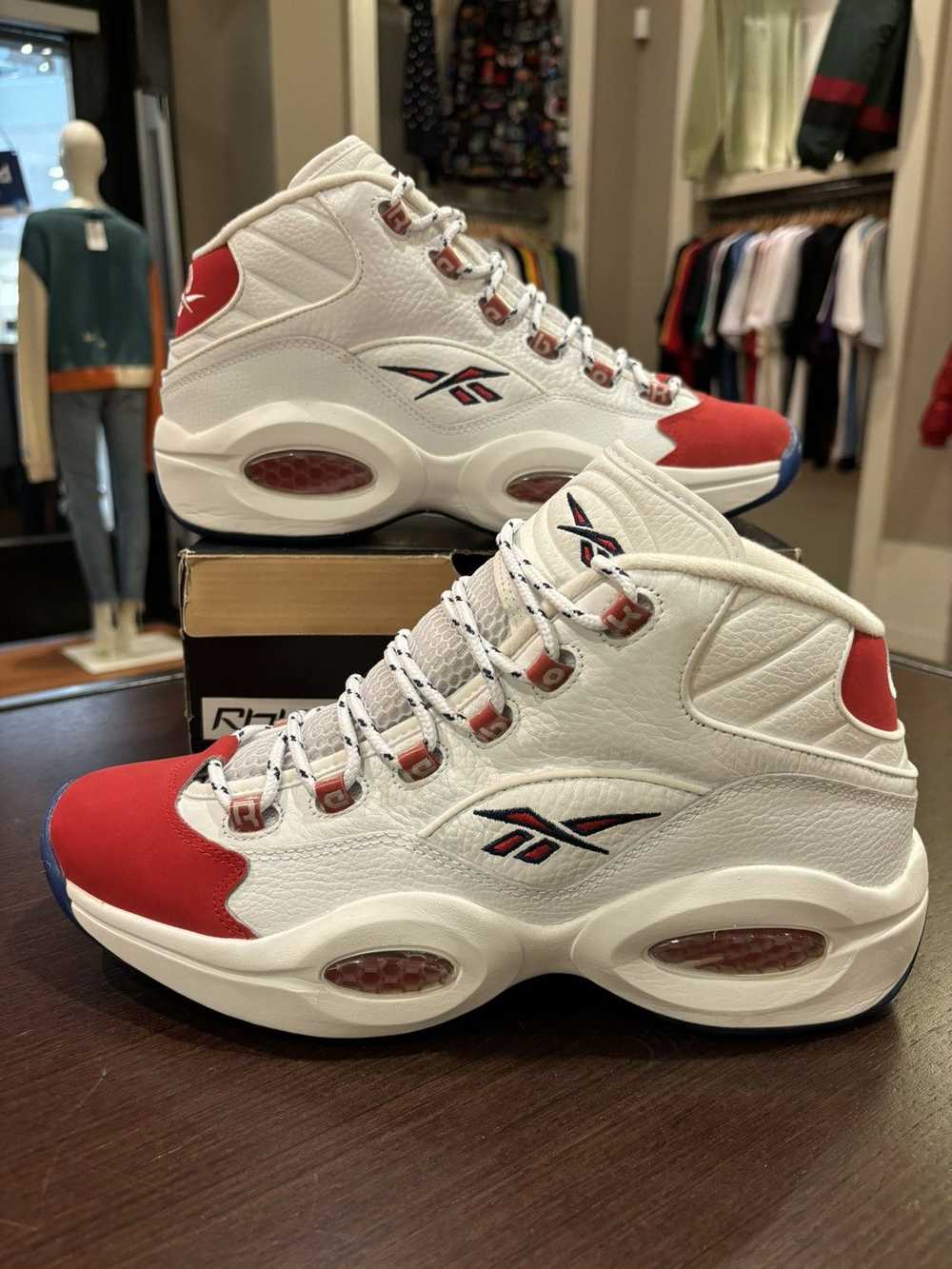 Reebok Reebok question mid white/red - image 2