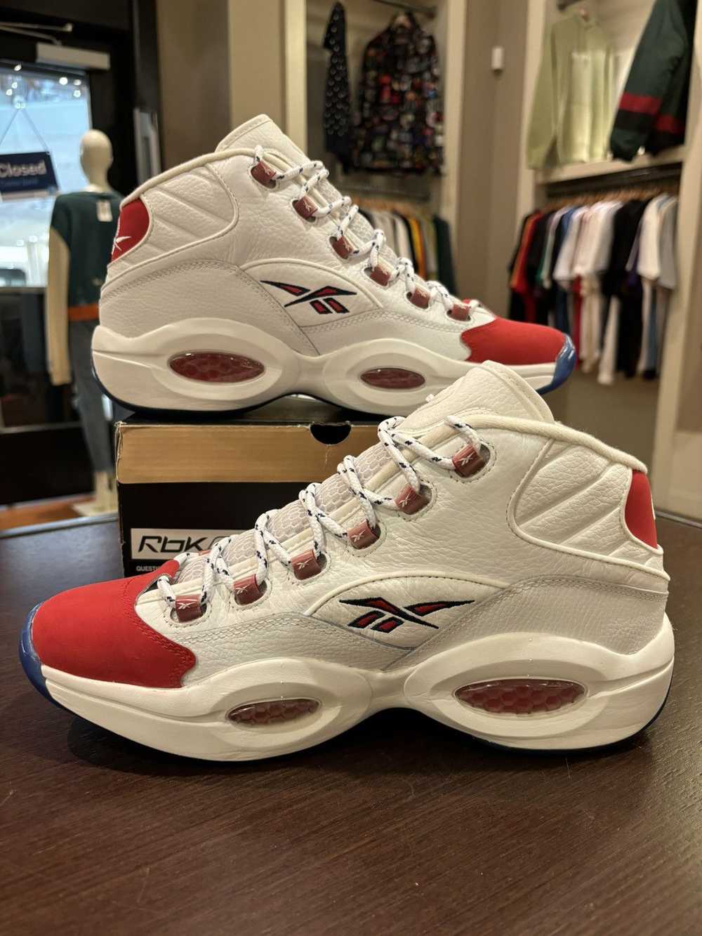Reebok Reebok question mid white/red - image 5