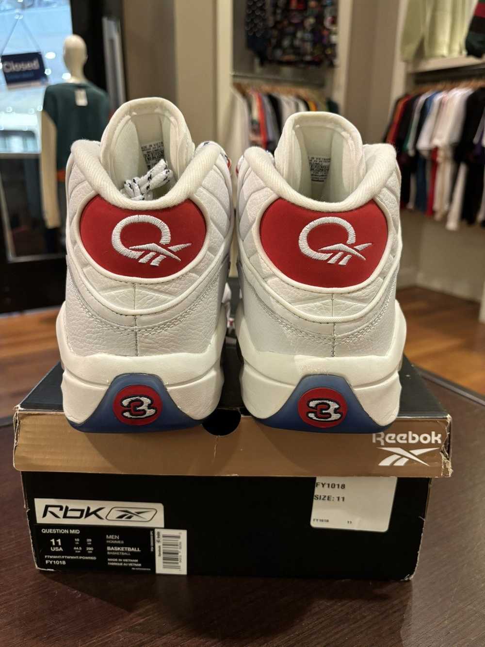 Reebok Reebok question mid white/red - image 6