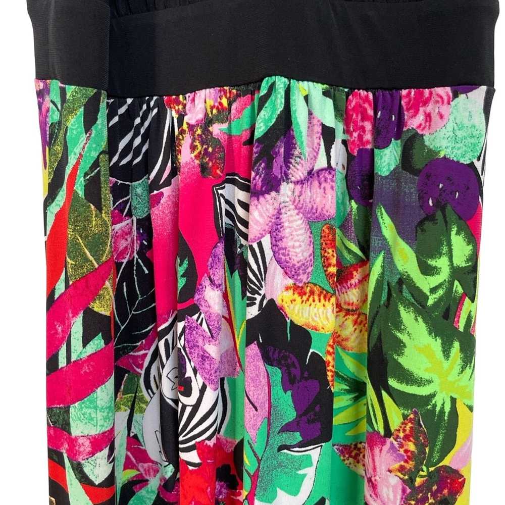 Boston Proper Boston Proper Tropical Floral Skirt… - image 8