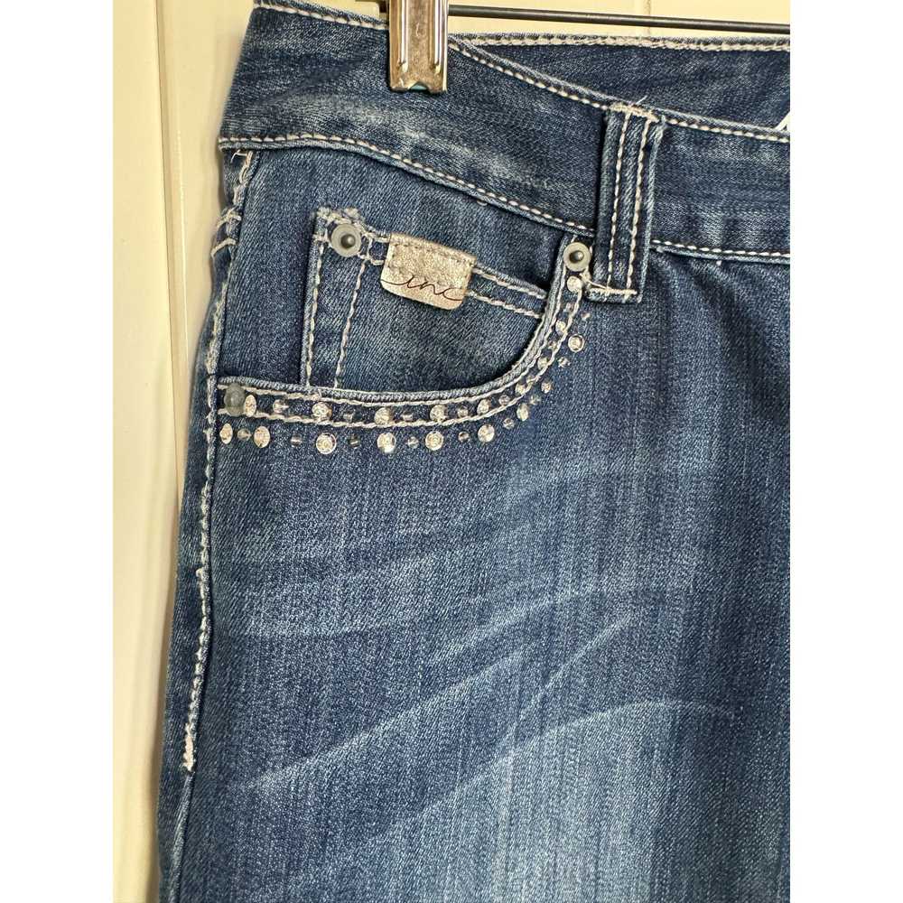 Inc INC Womens Jeans Sz 4 Bling Pockets Bedazzled… - image 6