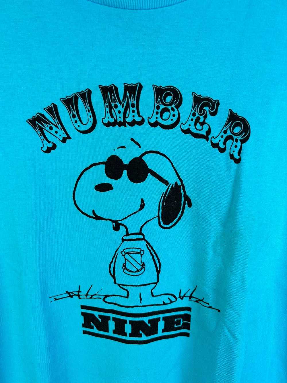 Number (N)ine Number Nine x Snoopy Logo Print T-S… - image 3