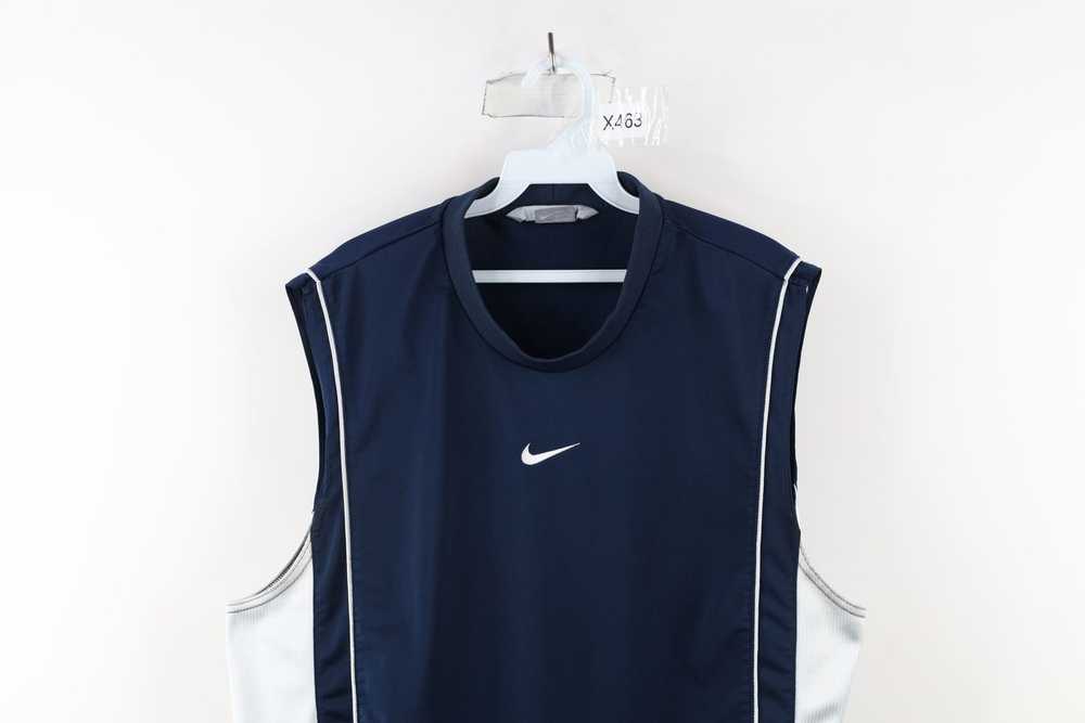 Nike × Vintage Vintage Nike Center Swoosh Sleevel… - image 2