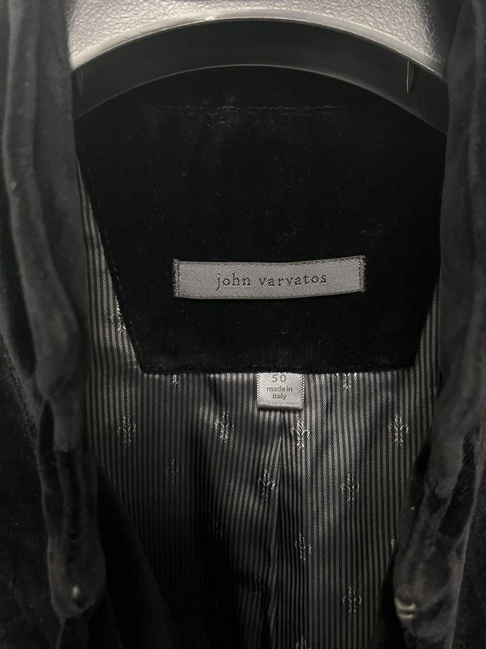 John Varvatos Crushed velvet jacket. Black. 50 - image 2