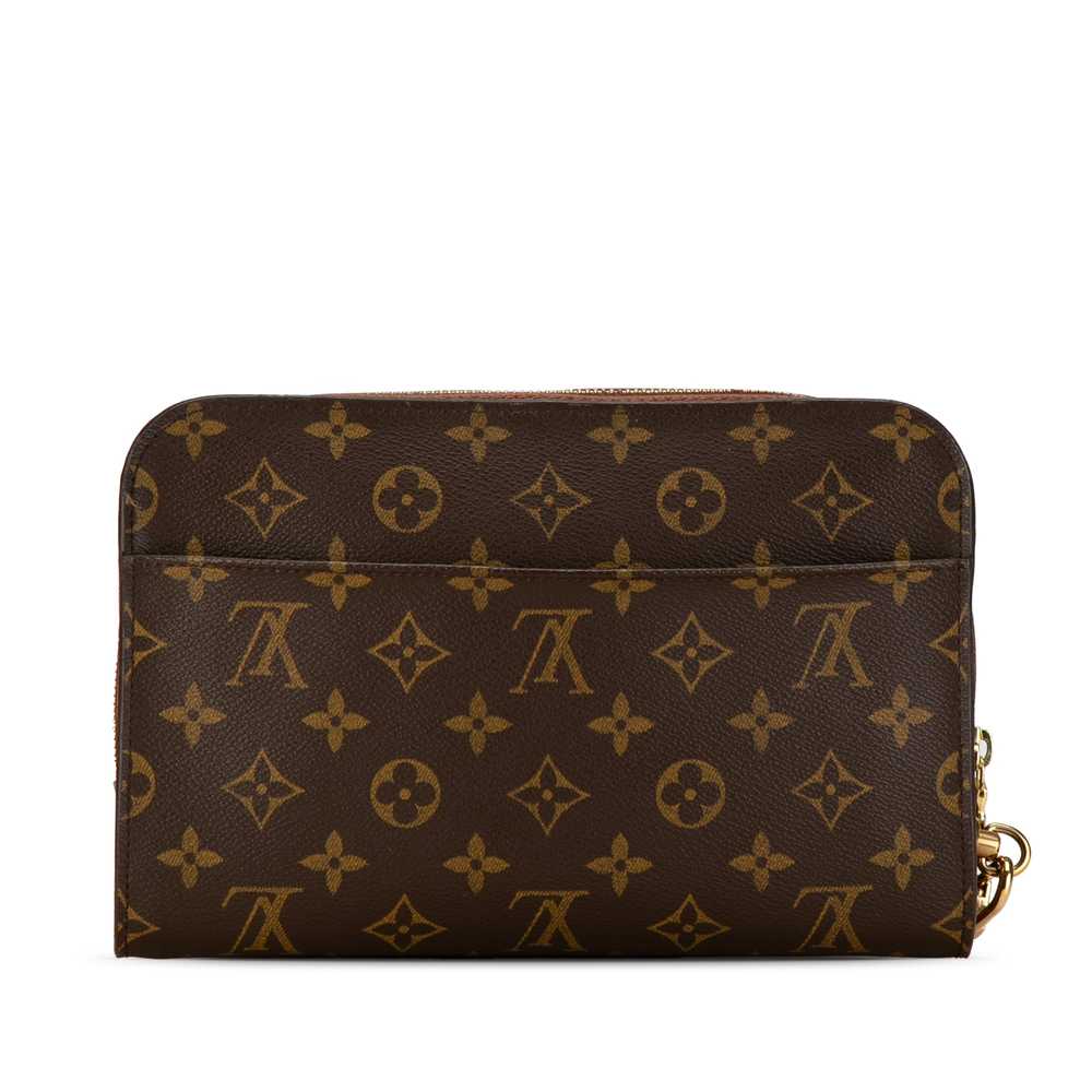 Brown Louis Vuitton Monogram Orsay Clutch Bag - image 3