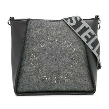 Gray Stella McCartney Eco-Felt Logo Crossbody - image 1