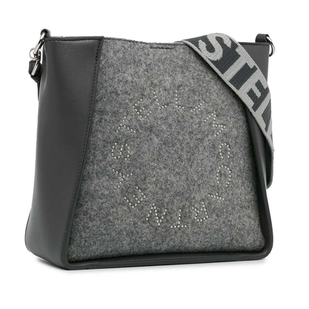 Gray Stella McCartney Eco-Felt Logo Crossbody - image 2