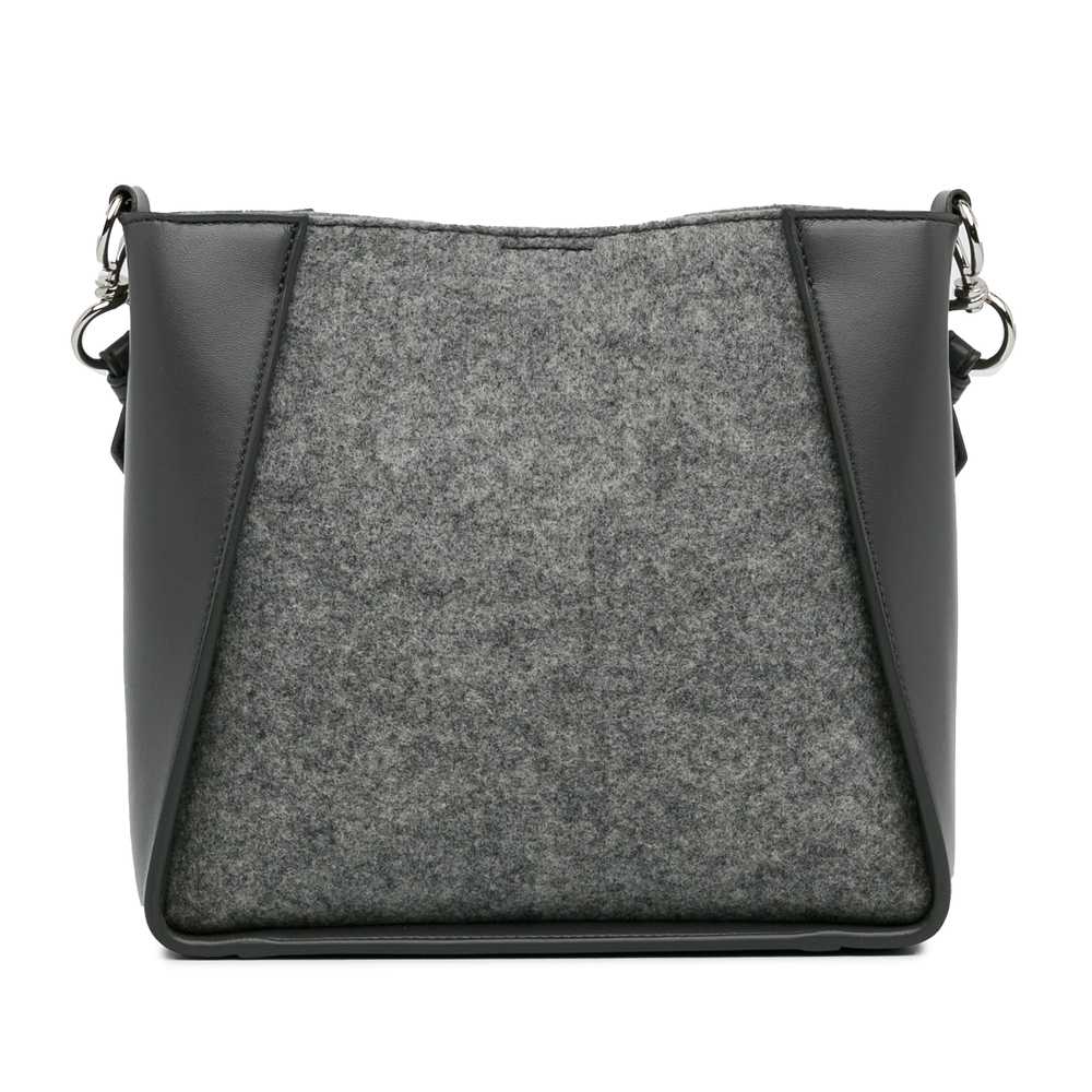 Gray Stella McCartney Eco-Felt Logo Crossbody - image 3