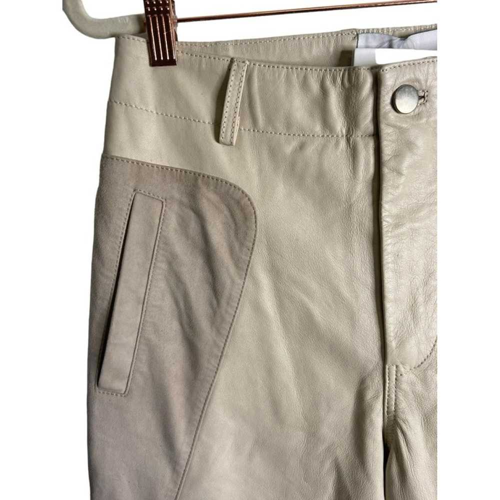 Deadwood Leather straight pants - image 5