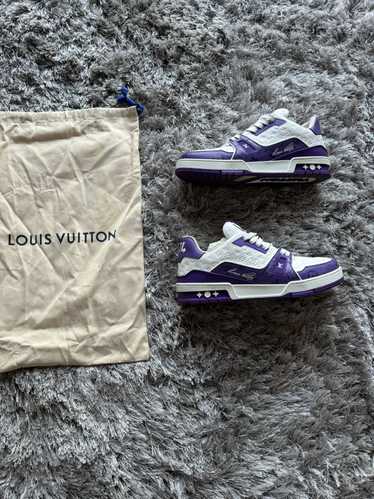 Louis Vuitton Louis Vuitton Trainer Purple Monogr… - image 1