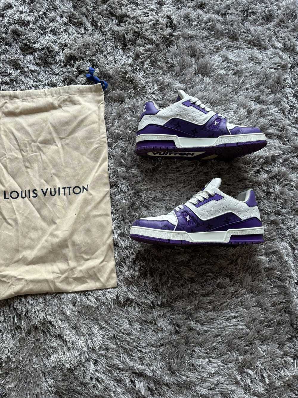 Louis Vuitton Louis Vuitton Trainer Purple Monogr… - image 2