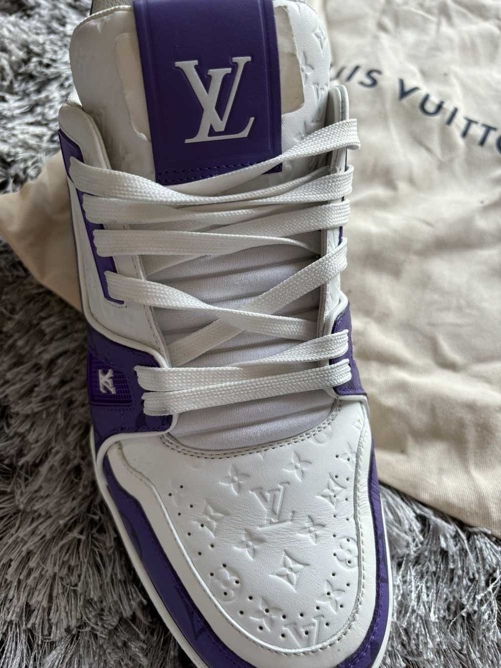 Louis Vuitton Louis Vuitton Trainer Purple Monogr… - image 5