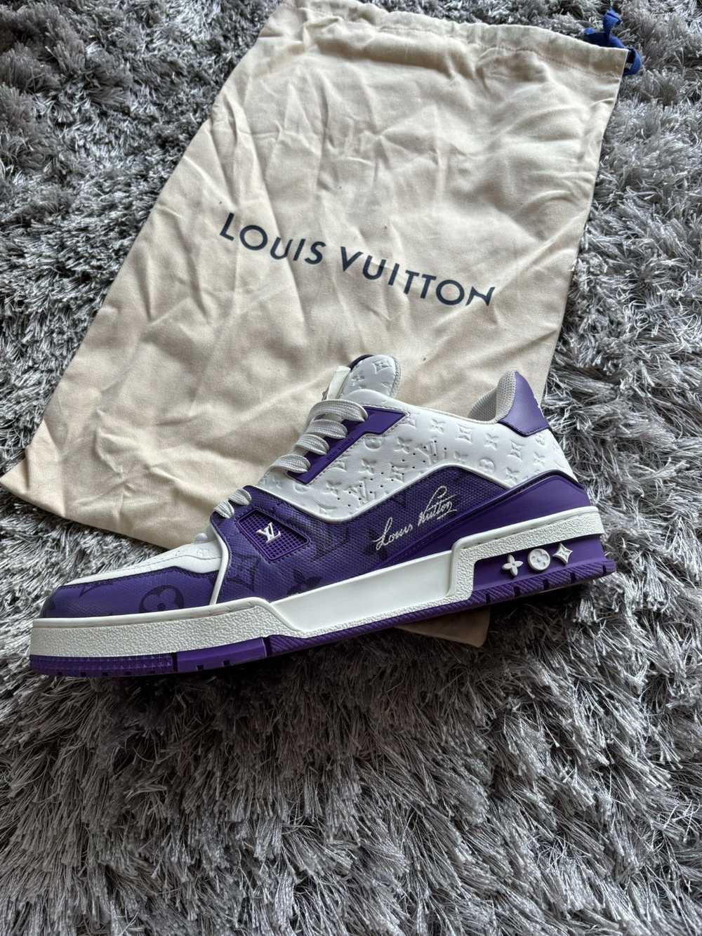 Louis Vuitton Louis Vuitton Trainer Purple Monogr… - image 7