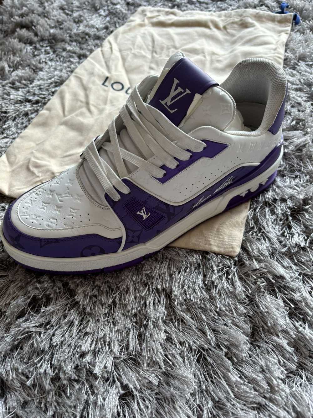 Louis Vuitton Louis Vuitton Trainer Purple Monogr… - image 8