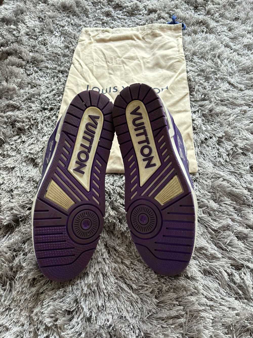 Louis Vuitton Louis Vuitton Trainer Purple Monogr… - image 9