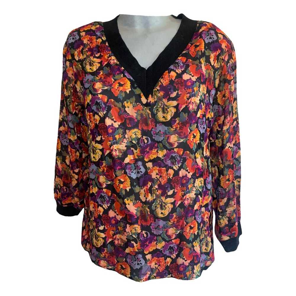 Non Signé / Unsigned Silk blouse - image 1