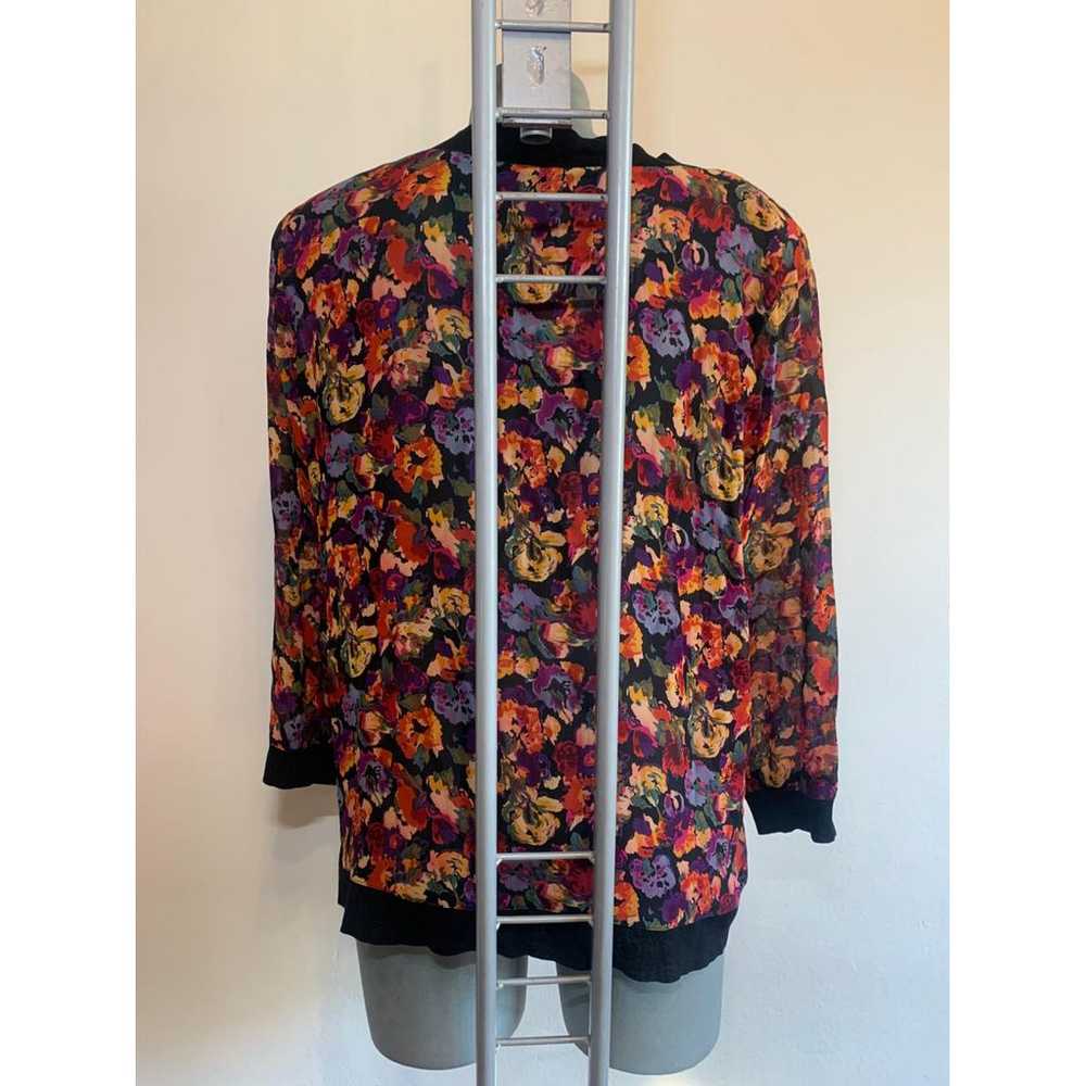 Non Signé / Unsigned Silk blouse - image 2