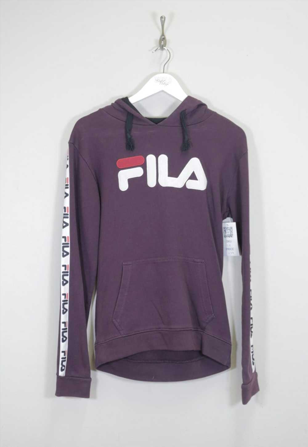 Vintage Fila hoodie in burgundy. Best fits M - image 1