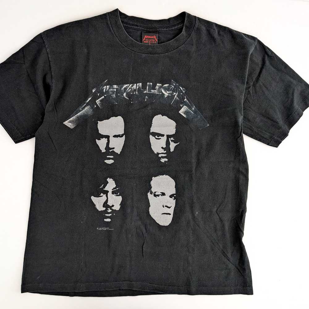 Brockum × Vintage Metallica T Shirt Mens L Black … - image 1