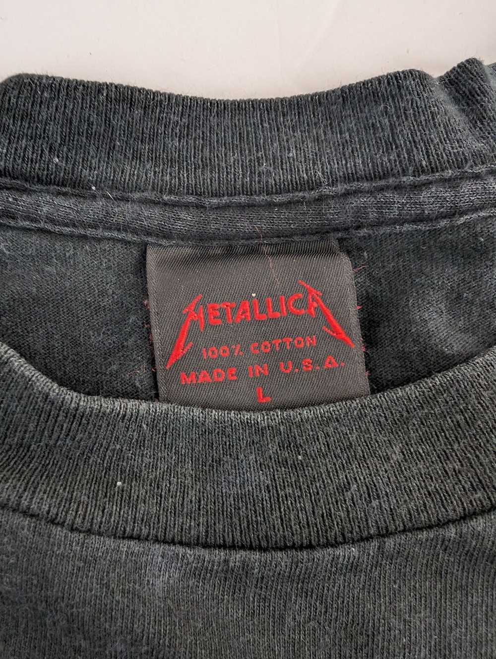 Brockum × Vintage Metallica T Shirt Mens L Black … - image 6