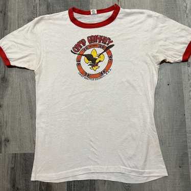 Hanes × Vintage 1970s BSA Camp Brinkley Boy Scouts