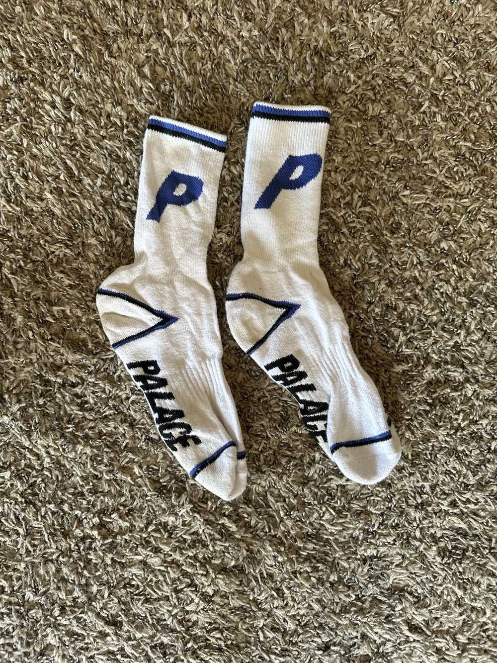 Palace Palace Socks - Blue and White - image 1