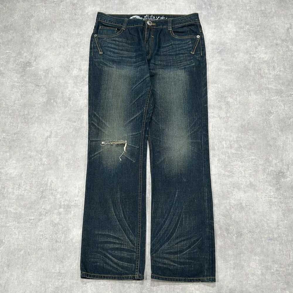 Designer Vintage Big Train Japanese Denim Jeans S… - image 1