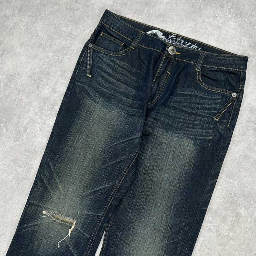 Designer Vintage Big Train Japanese Denim Jeans S… - image 3