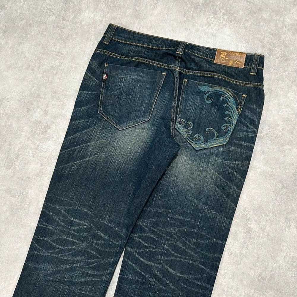 Designer Vintage Big Train Japanese Denim Jeans S… - image 6