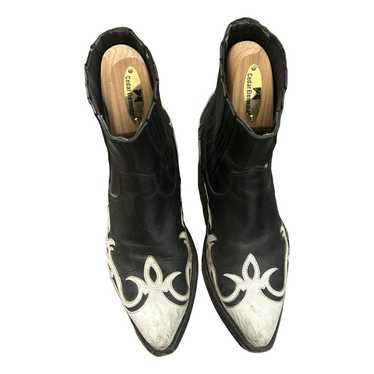 Golden Goose Leather western boots