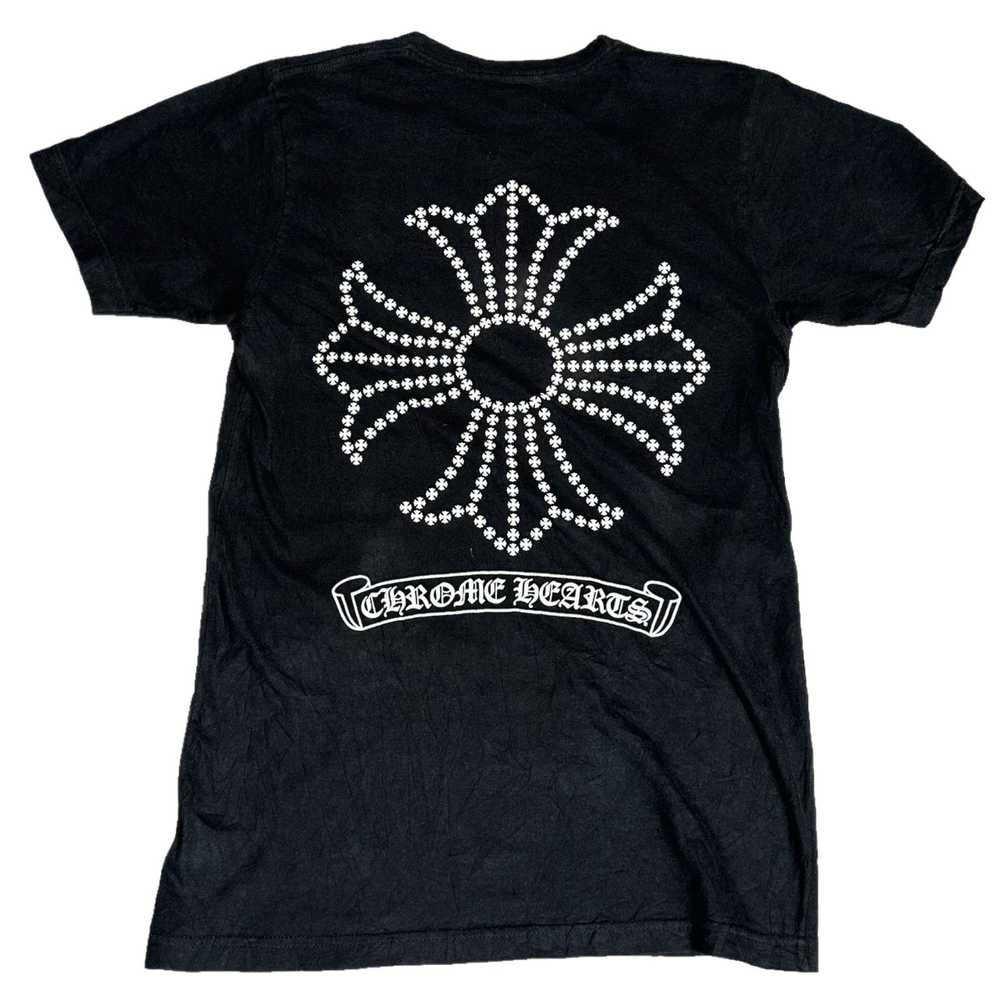 Chrome Hearts CHROME HEARTS STUDDED CROSS TEE - Gem