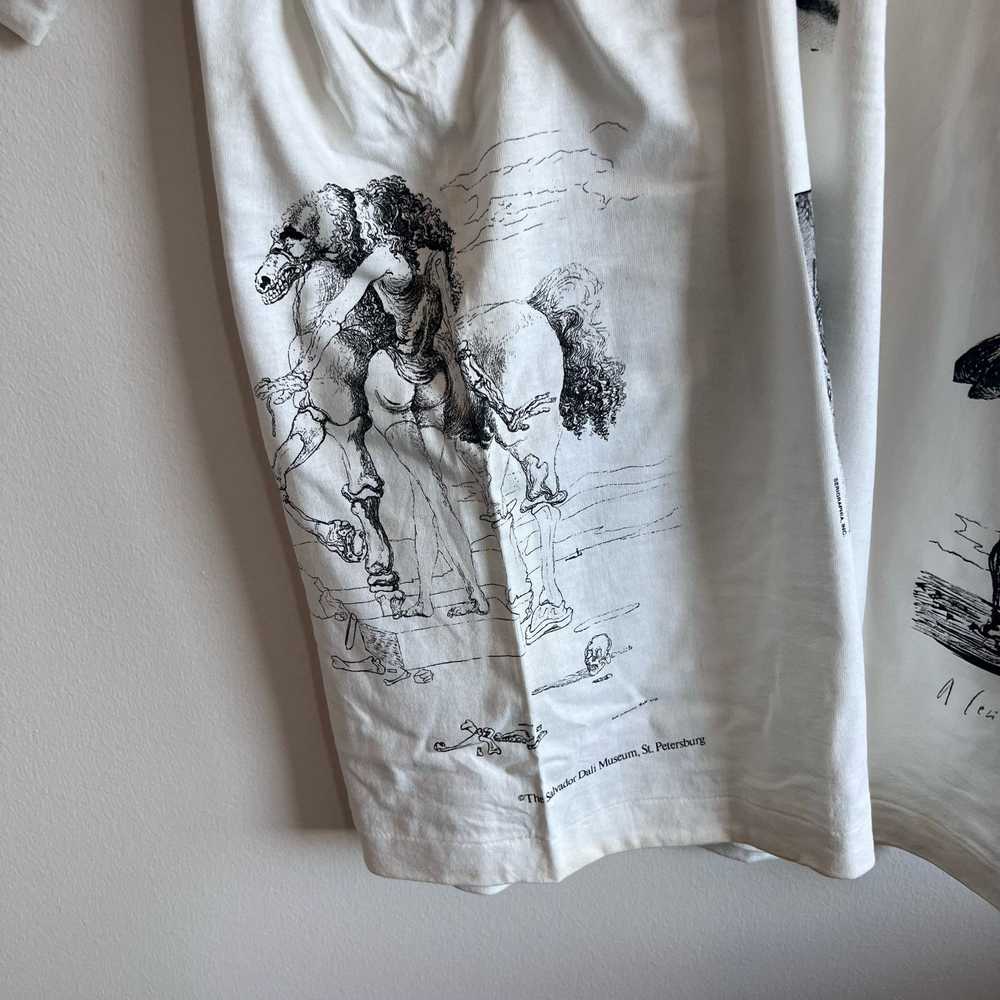 Fruit Of The Loom Vintage Salvador Dali Shirt Art… - image 10