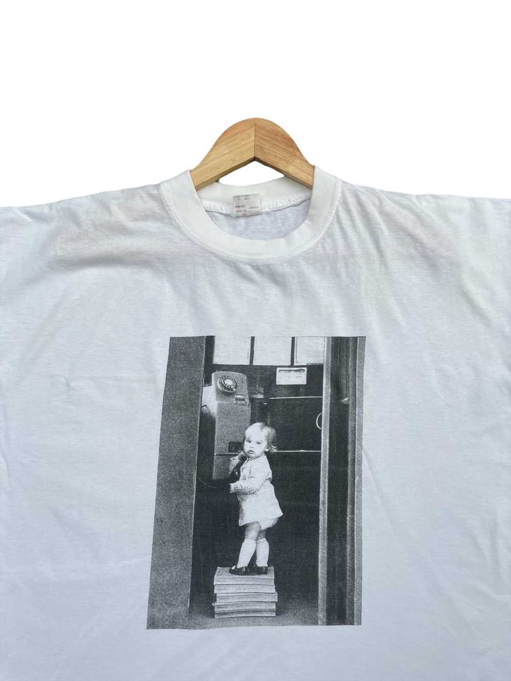 Art × Vintage Vintage Photo Tee Kids in Telephone… - image 5