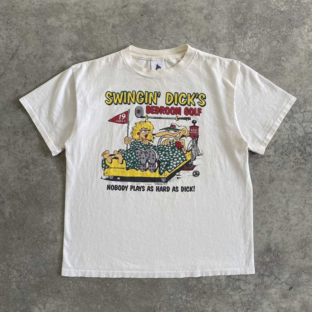 Humor × Made In Usa × Vintage Vintage 90’s Swingi… - image 1