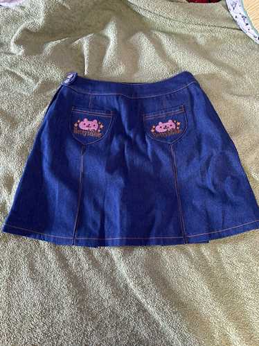 Japanese Brand Betty’s Blue Denim Miniskirt