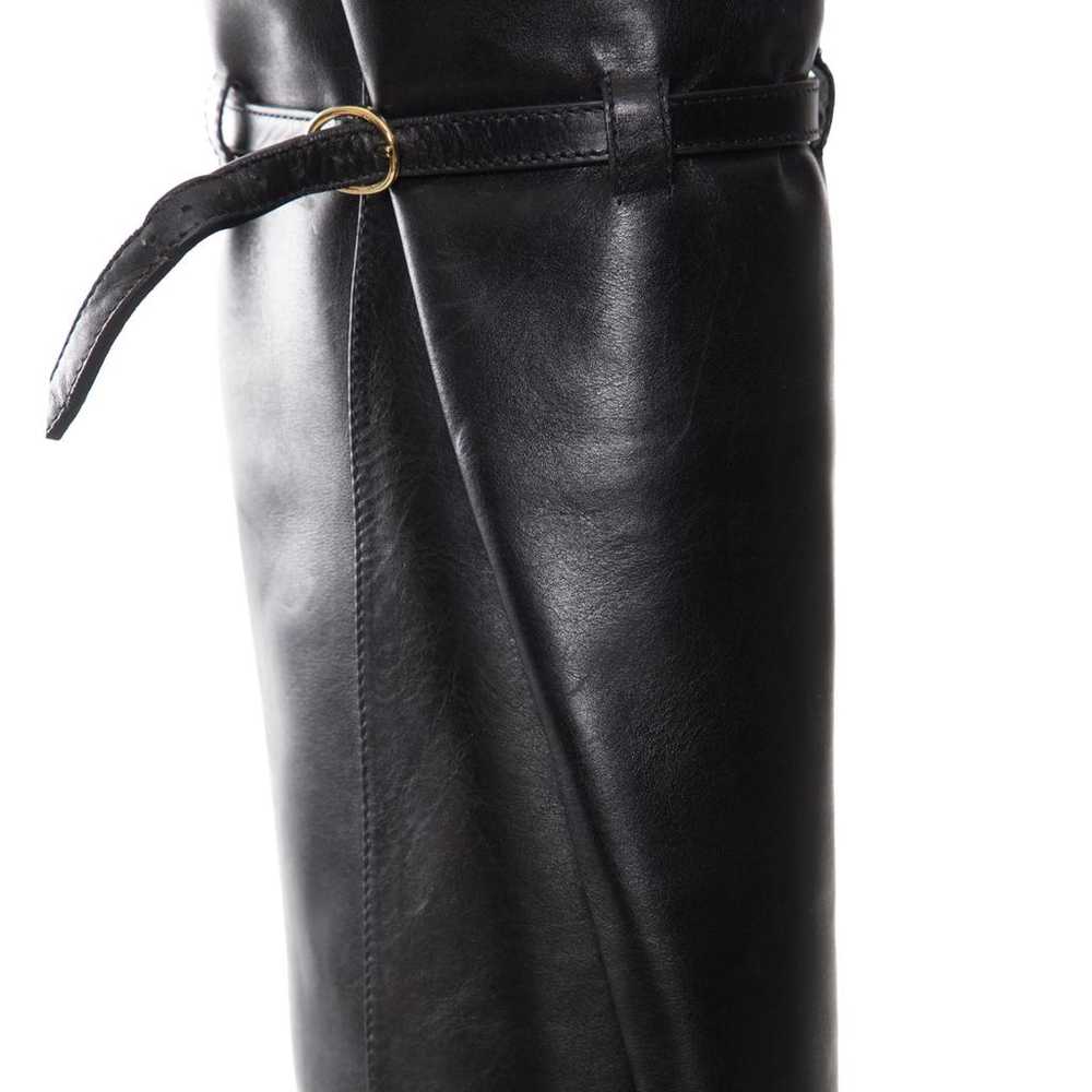 Khaite Leather riding boots - image 7