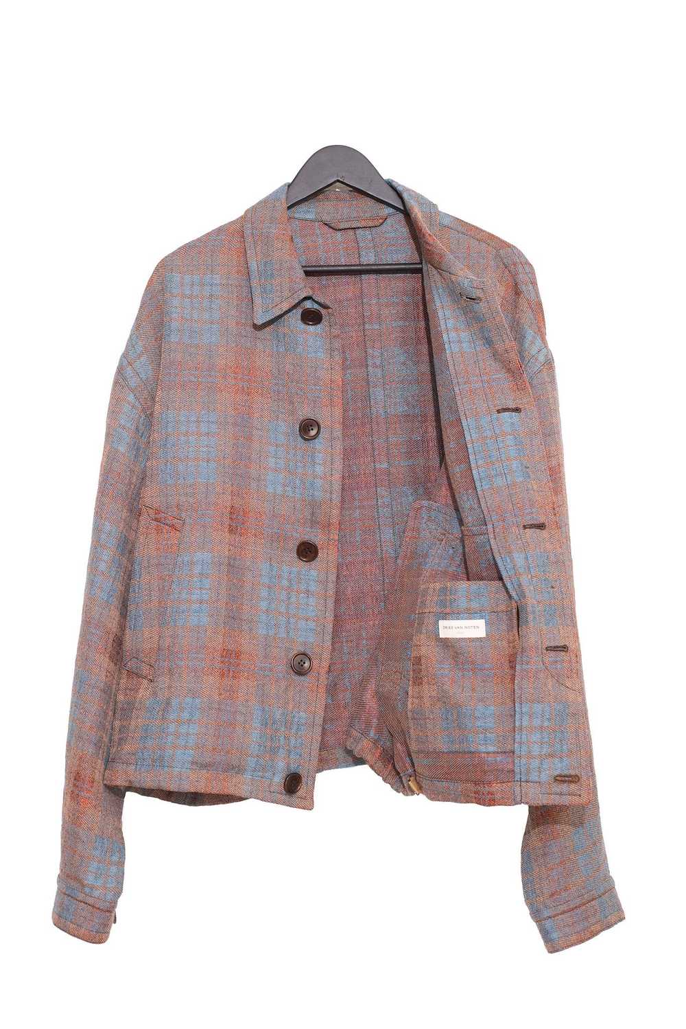 Dries Van Noten Dries Van Noten Plaid Button Up S… - image 3