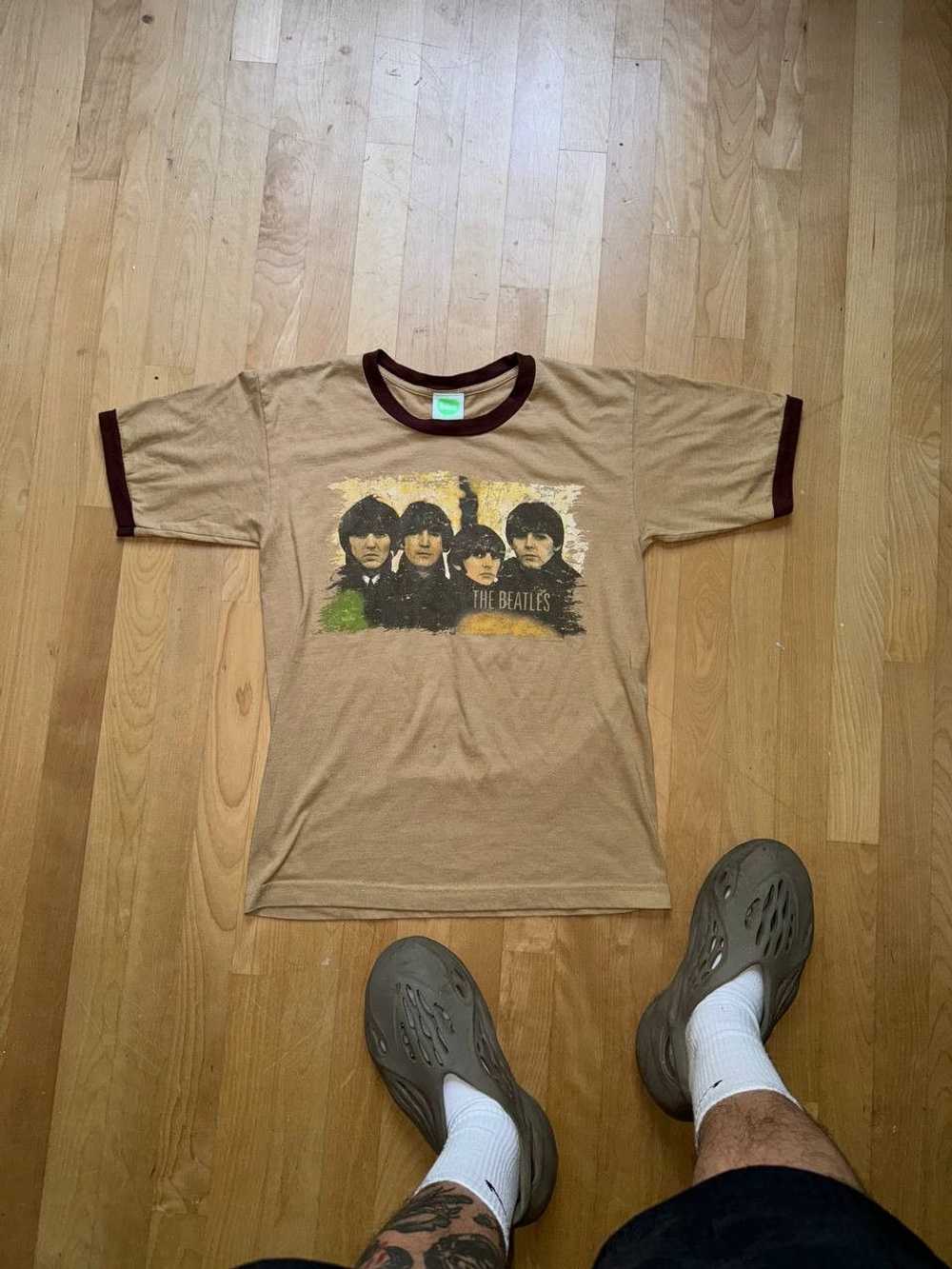 Rare × Rock T Shirt × Vintage Vintage The Beatles… - image 1