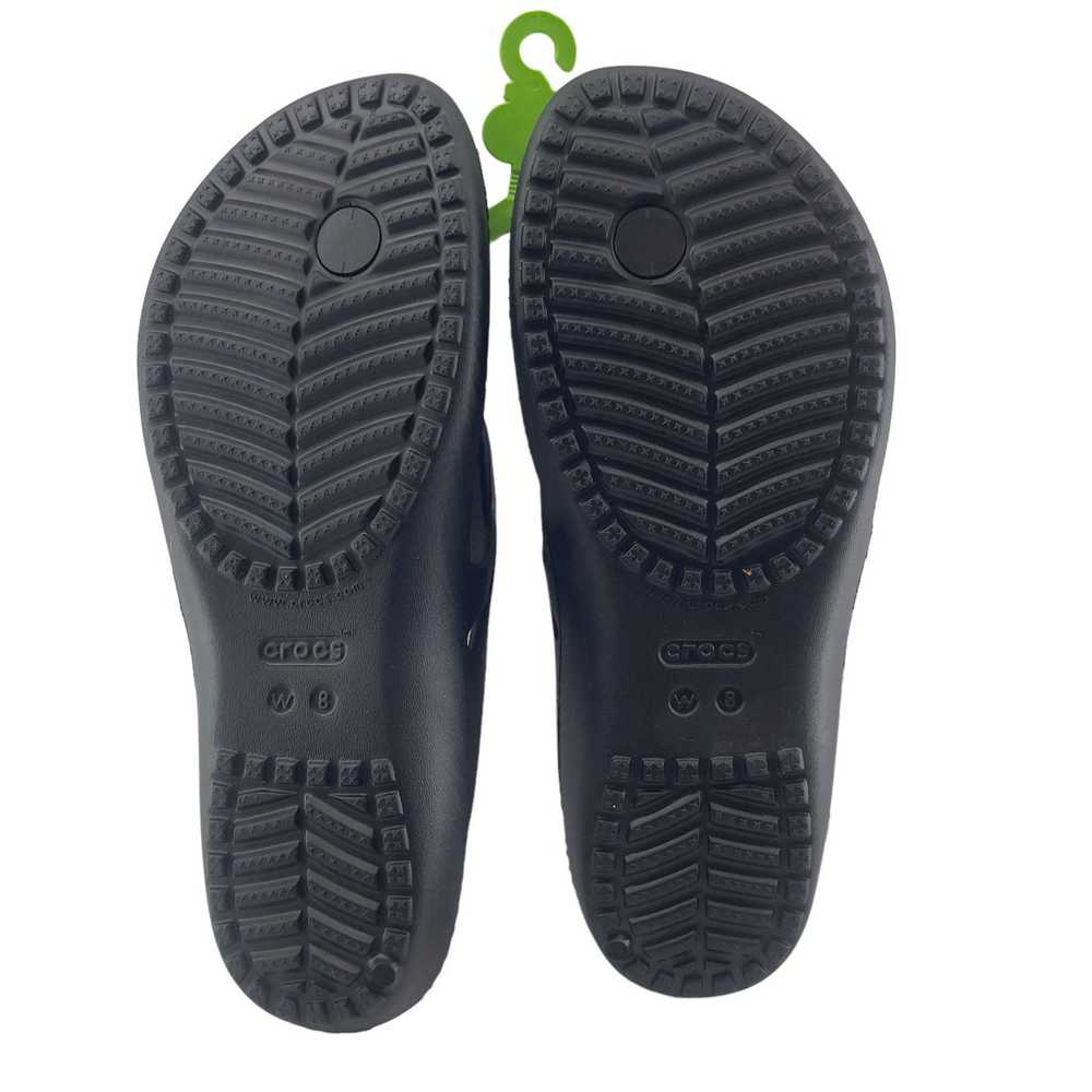 Crocs Crocs Kadee II Flip Flops Black Women Size … - image 5