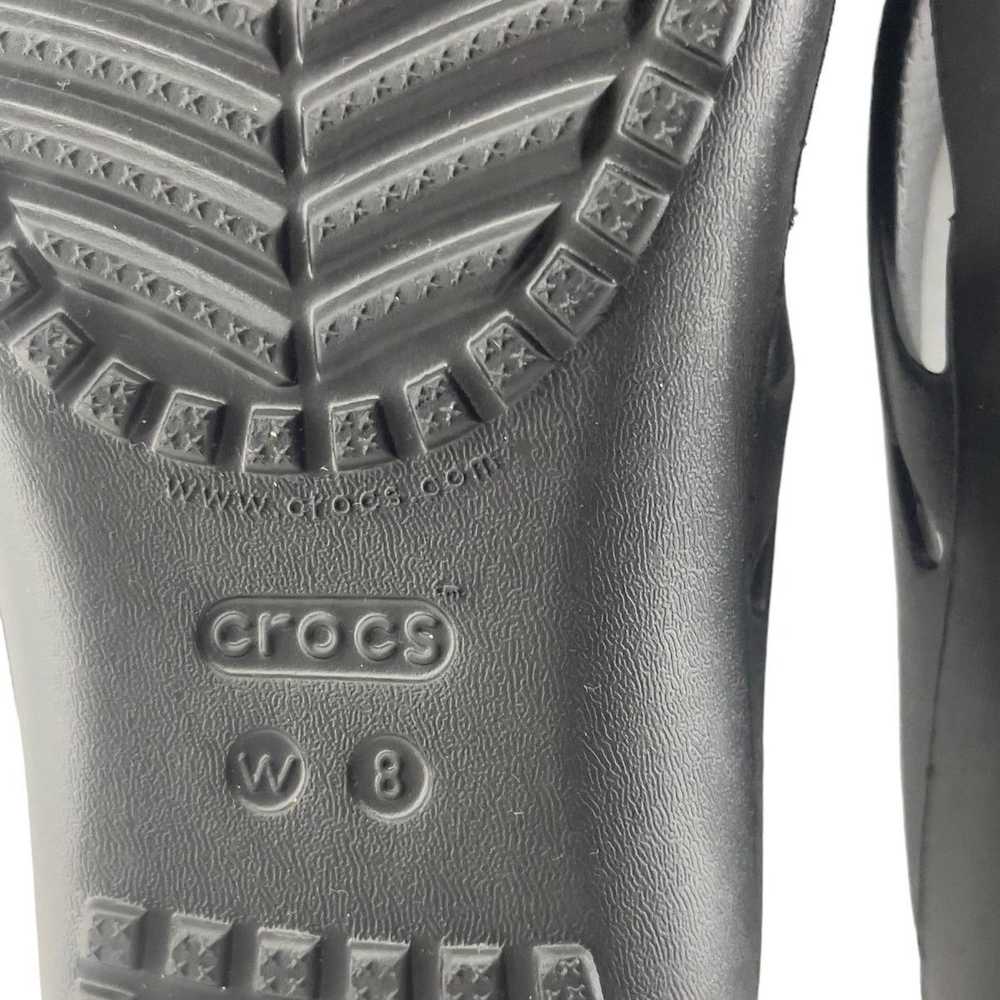 Crocs Crocs Kadee II Flip Flops Black Women Size … - image 6