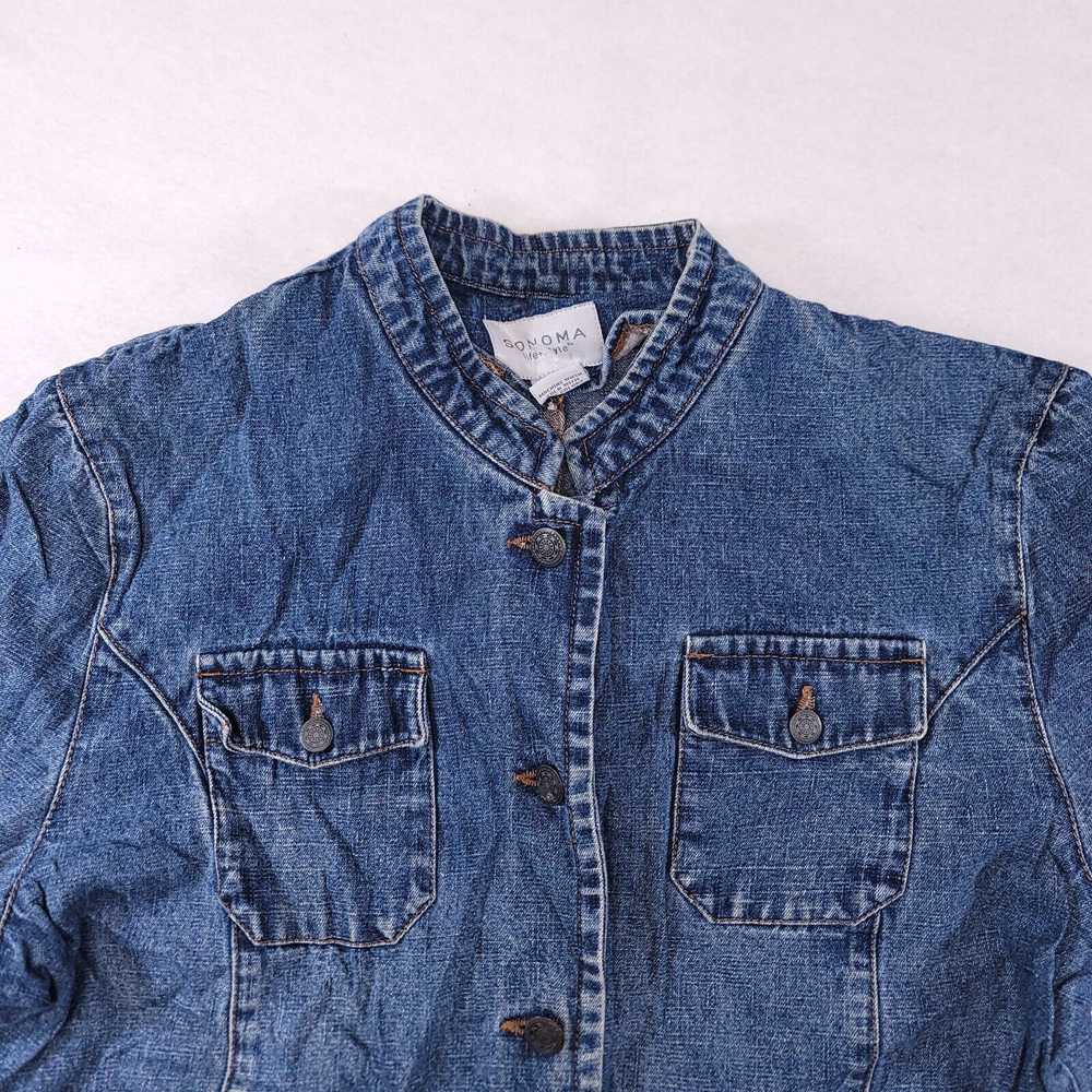 Sonoma Sonoma Casual Button Up Denim Jean Jacket … - image 1