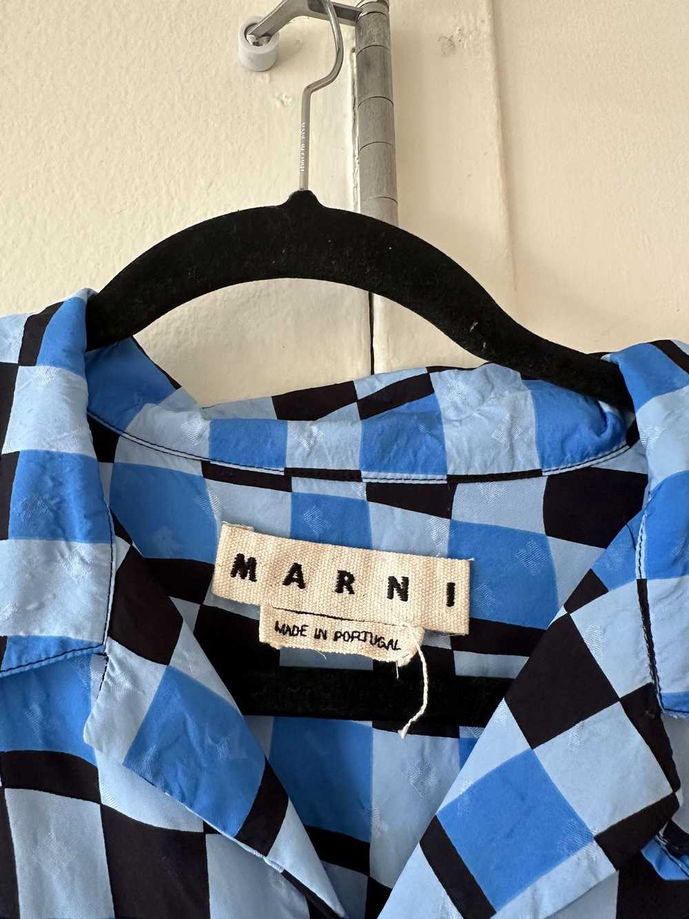 Marni Marni Checkered Camp Collar Shirt - image 3