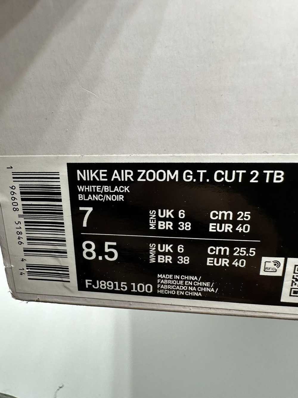 Nike Nike Air Zoom Gt Cut 2 TB “White Black” - image 7
