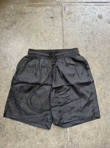 Streetwear × Vintage Crinkle Nylon Shorts Black - image 1