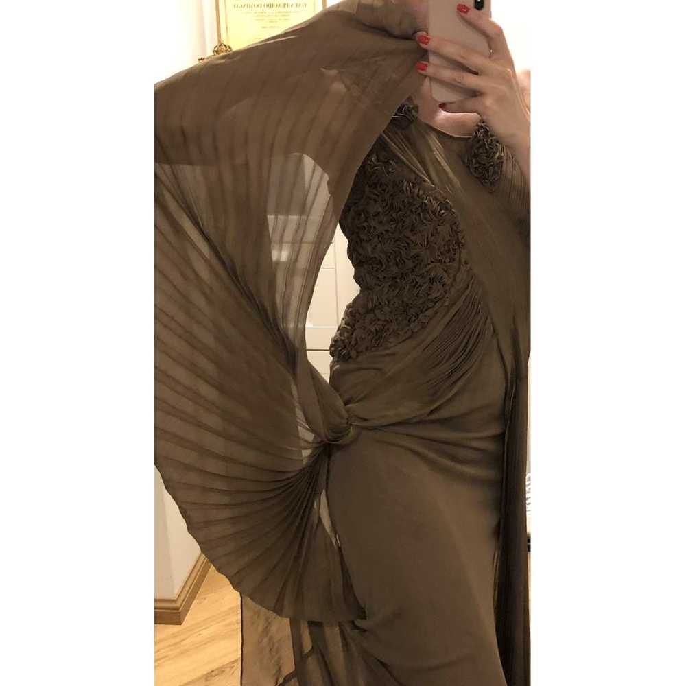 Non Signé / Unsigned Silk maxi dress - image 6