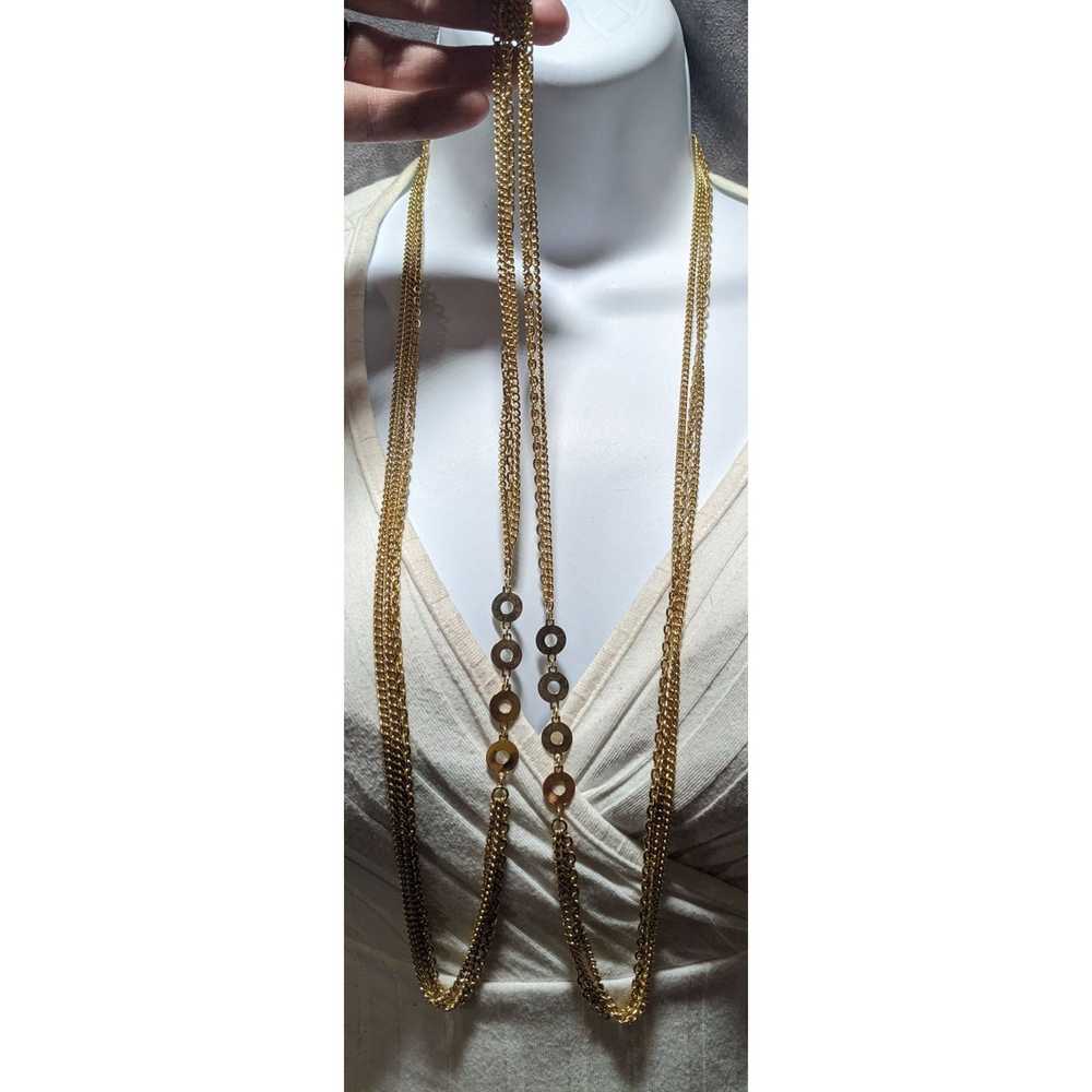 Other Vintage Park Lane Multi-Layered Gold Chain … - image 6