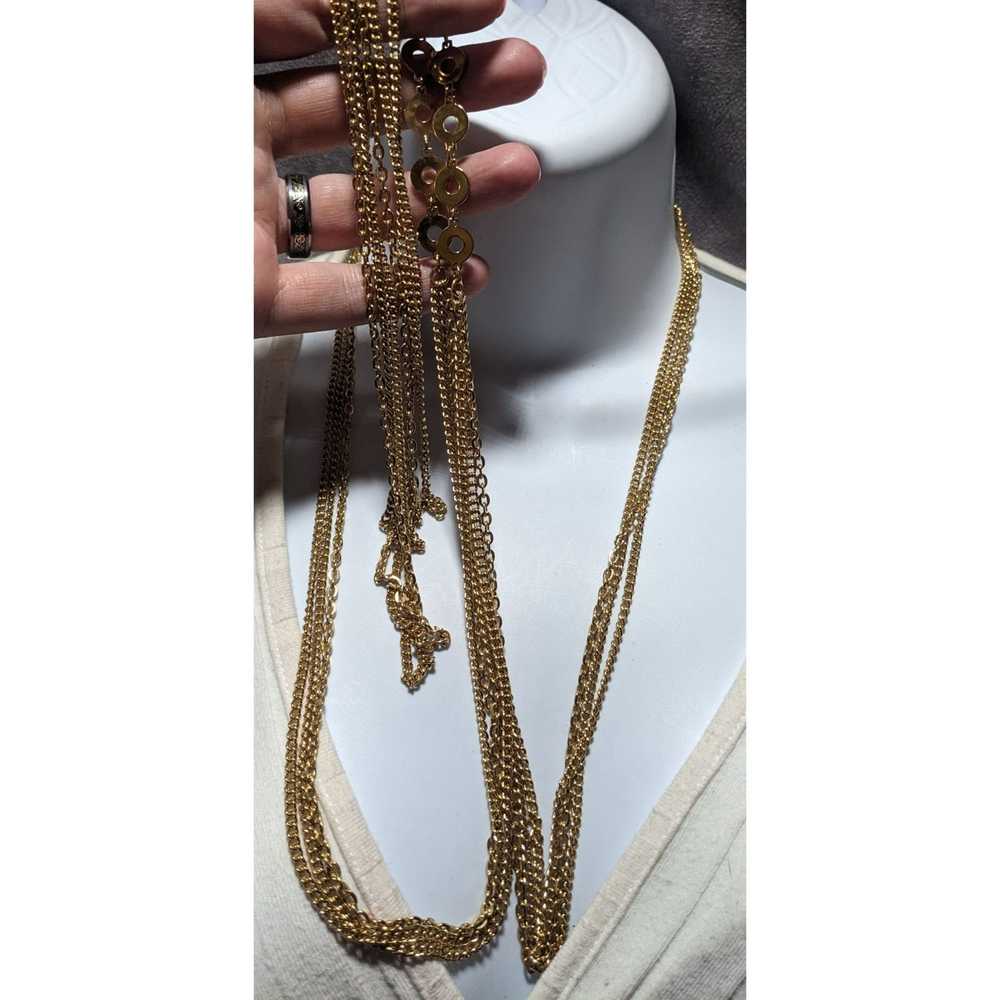 Other Vintage Park Lane Multi-Layered Gold Chain … - image 7