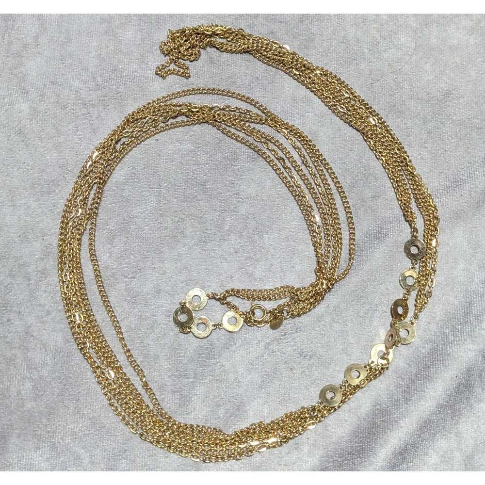 Other Vintage Park Lane Multi-Layered Gold Chain … - image 9