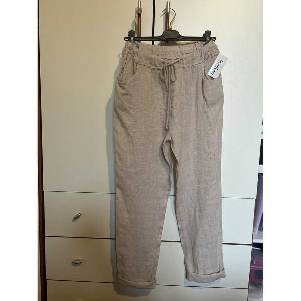 Non Signé / Unsigned Linen straight pants - image 3